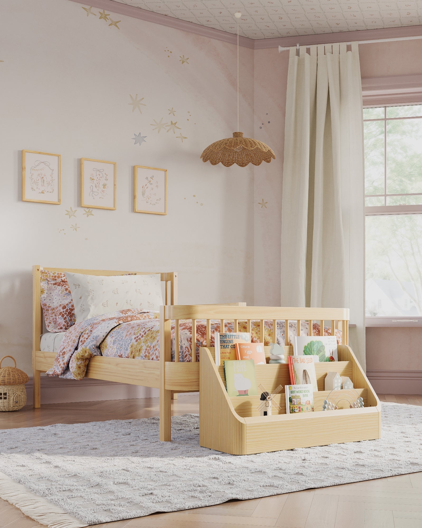 Wave Montessori Bookshelf