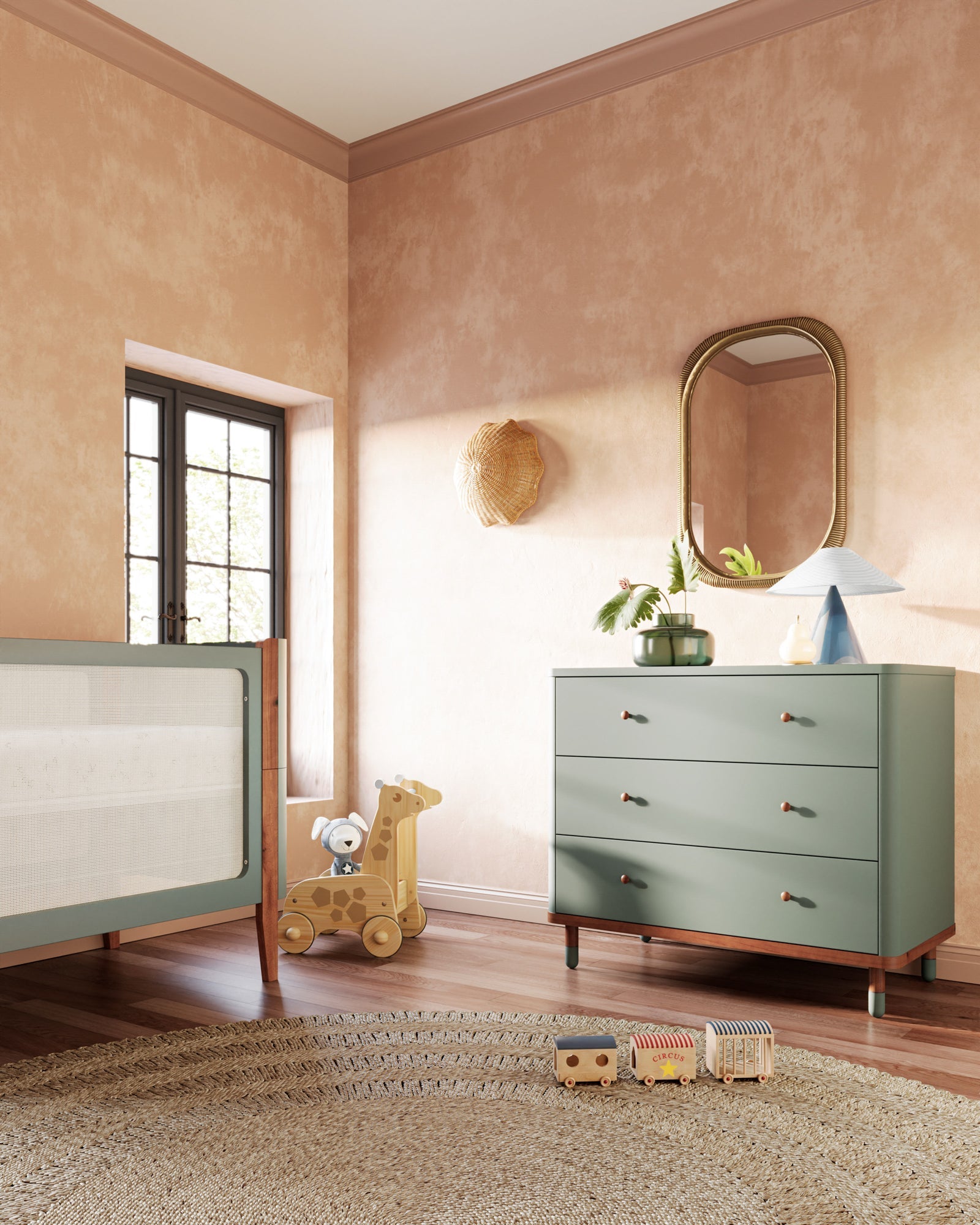 The Cloud 3 Drawer Assembled Dresser