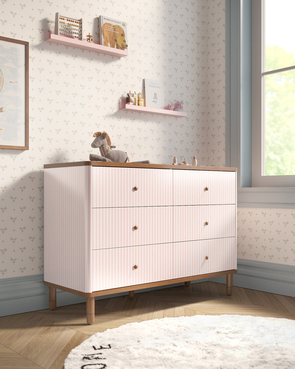 The Cloud 6 Drawer Assembled Dresser