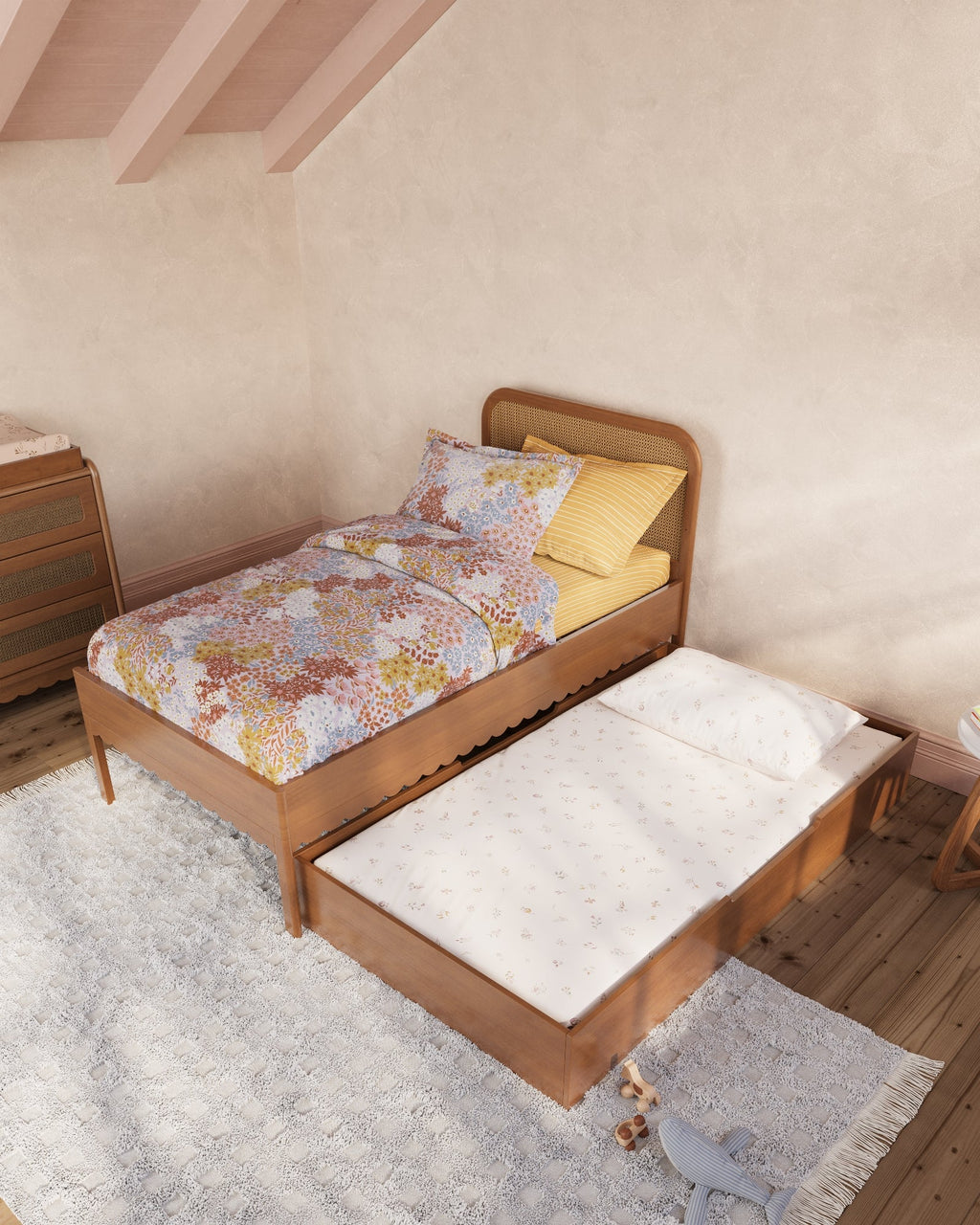 The Cove Kids Bed | Convertible Montessori Floor Bed to Twin