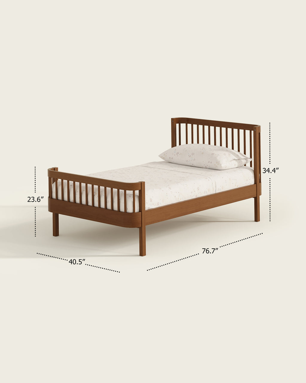 The Wave Kids Bed | Convertible Montessori Floor Bed to Twin