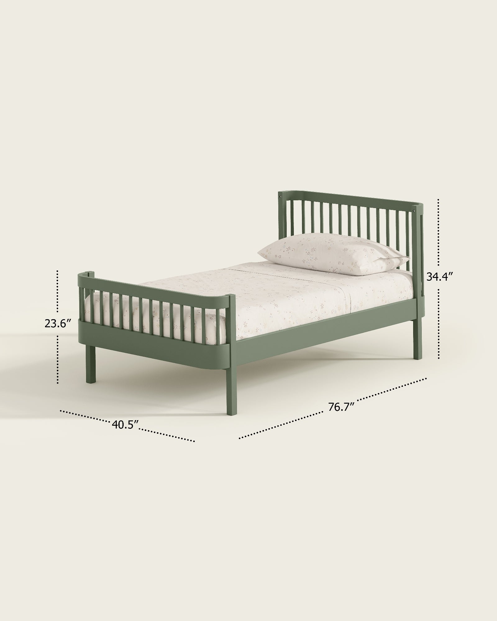 The Wave Kids Bed | Convertible Montessori Floor Bed to Twin