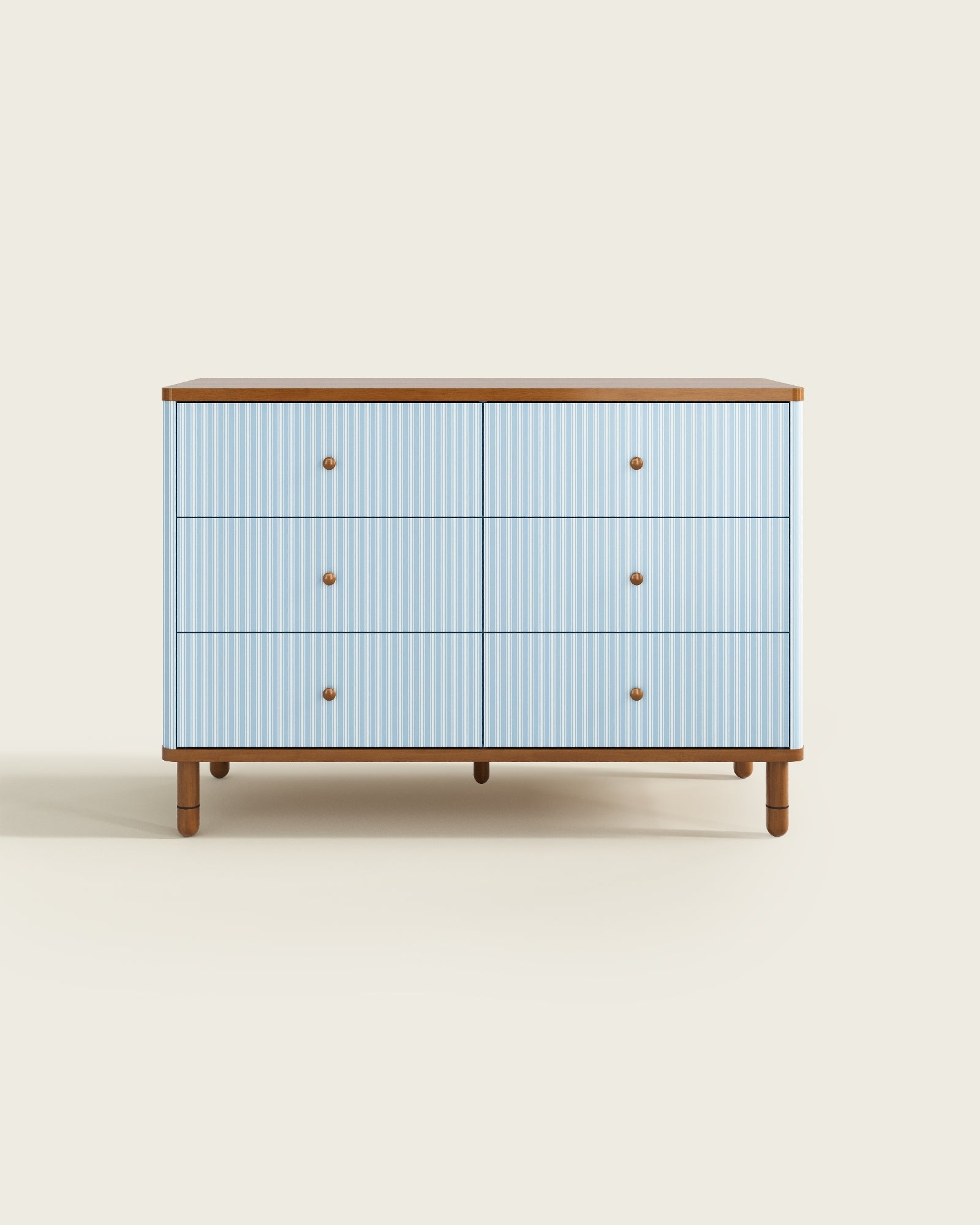 The Cloud 6 Drawer Assembled Dresser