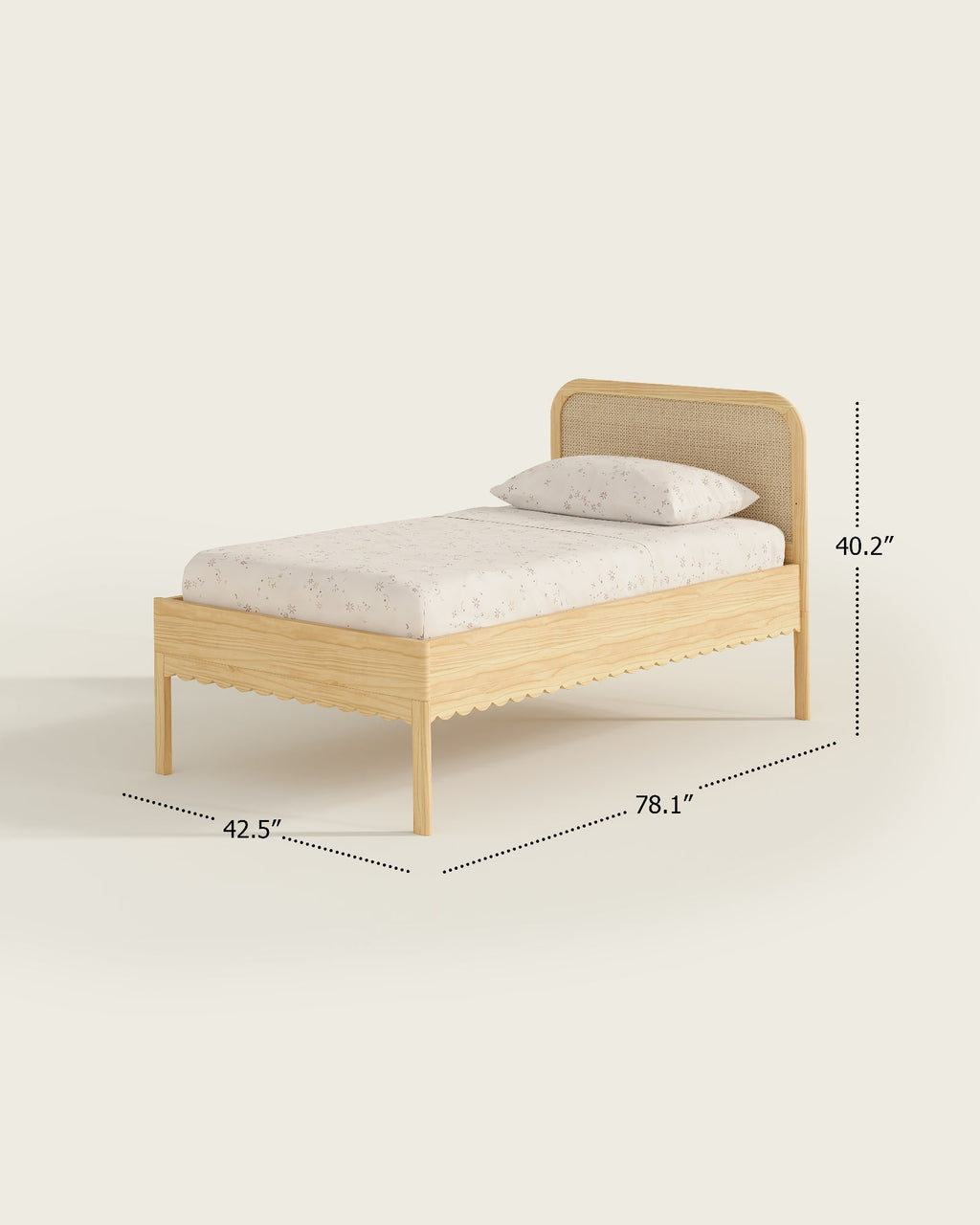The Cove Kids Bed | Convertible Montessori Floor Bed to Twin